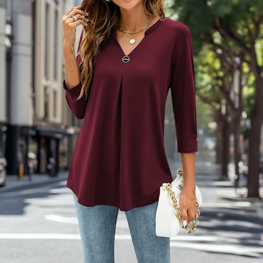 Abbey™ • Elegant everyday blouse