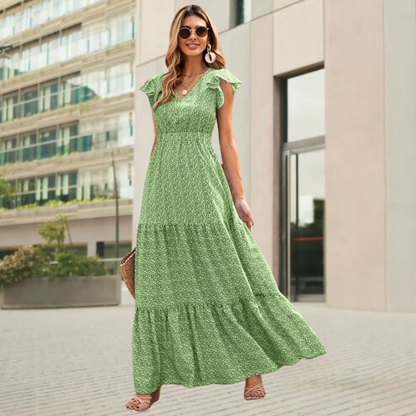 Leah™ • Ruffled Maxi Dress