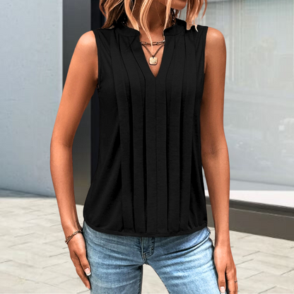 Tiana™ • Modern Pleated Blouse