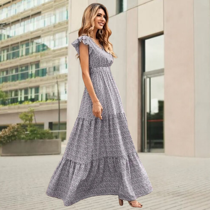 Leah™ • Ruffled Maxi Dress