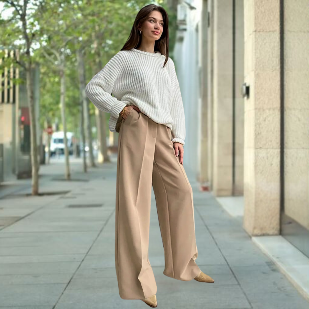 Tara™ • Wide-Leg Colourful Pants