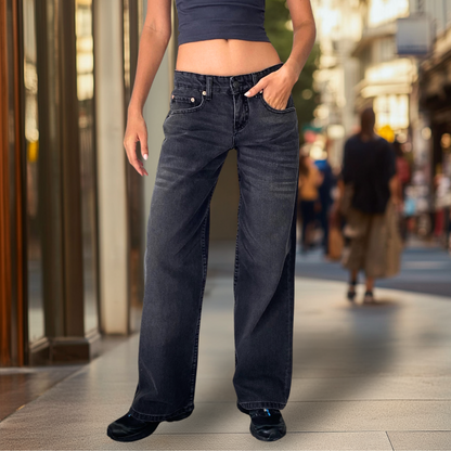 Linda™ • Straight-leg denim pants