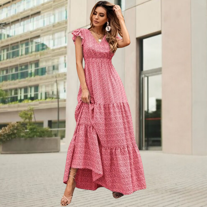 Leah™ • Ruffled Maxi Dress