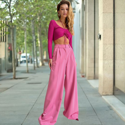 Tara™ • Wide-Leg Colourful Pants