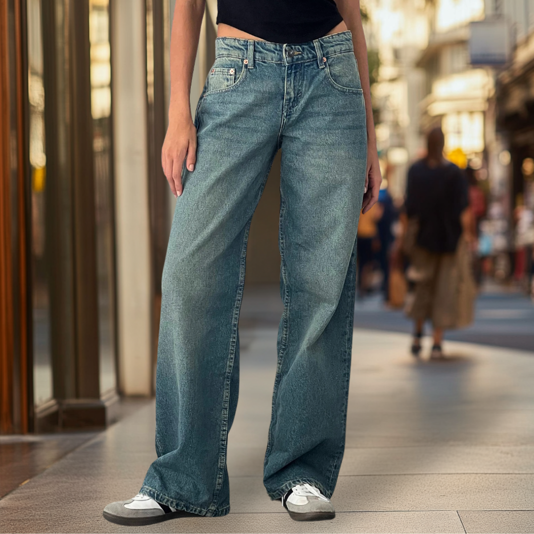 Linda™ • Straight-leg denim pants