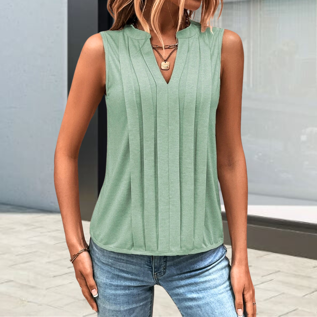 Tiana™ • Modern Pleated Blouse