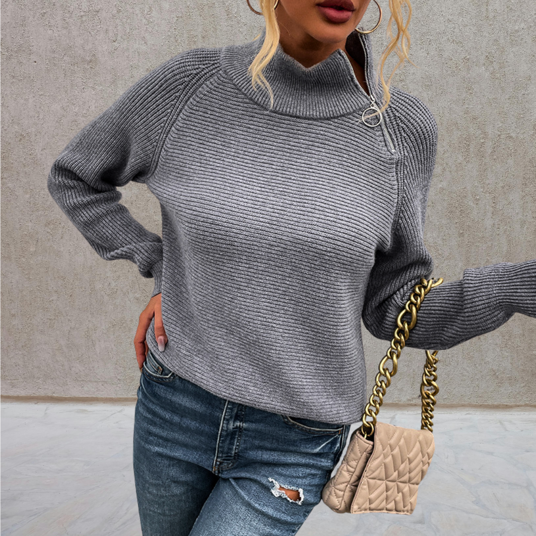 Grace™ • Women's sweater in soft, knitted fabric