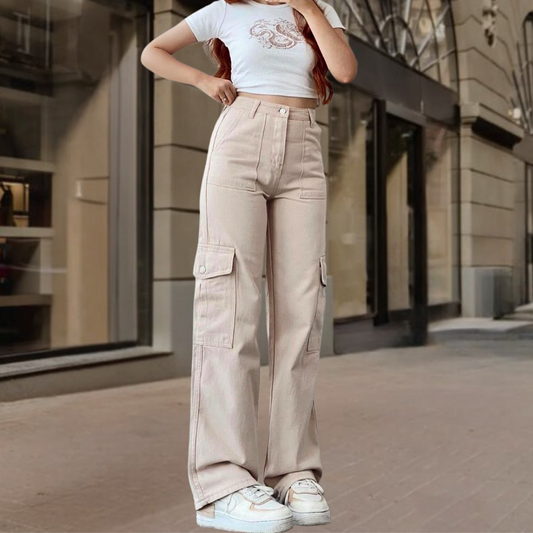 Addison™ • Wide-Leg Cargo Pants