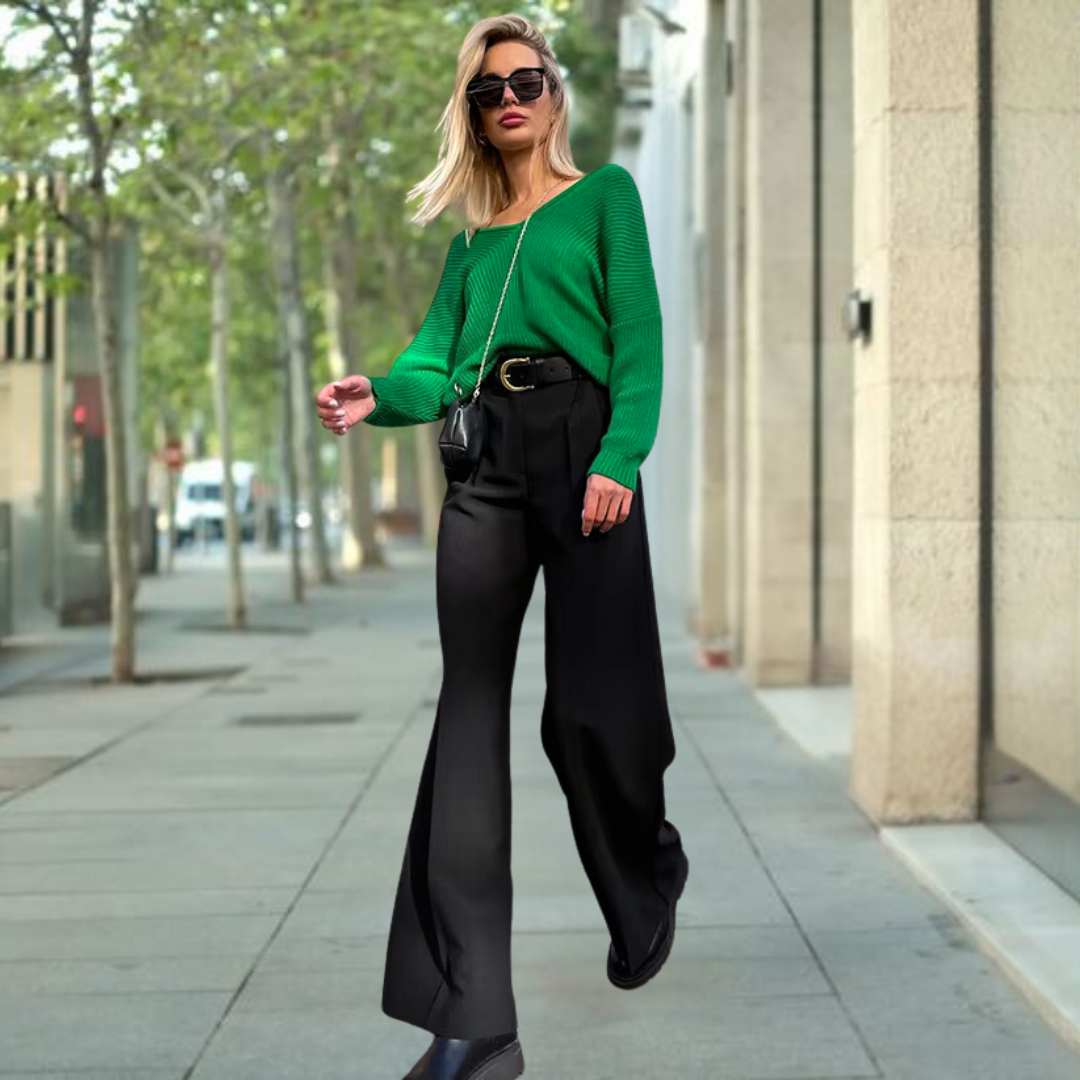 Tara™ • Wide-Leg Colourful Pants